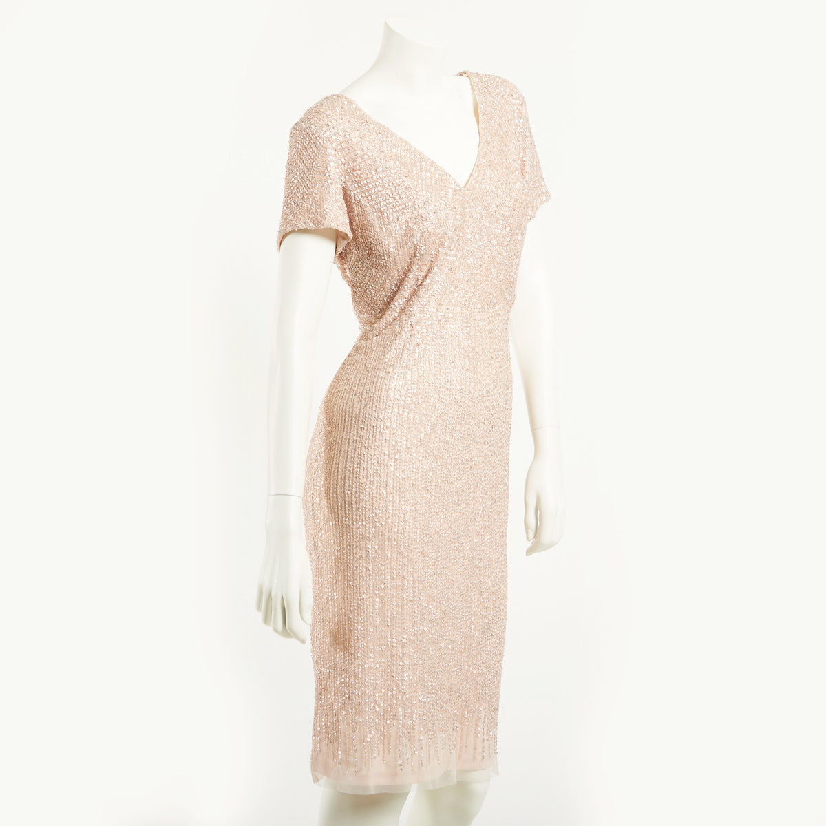 BEADED SHORT DRESS