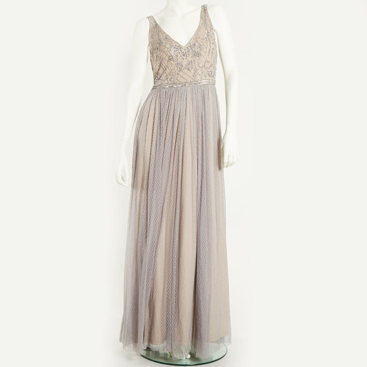 BEADED LONG DRESS