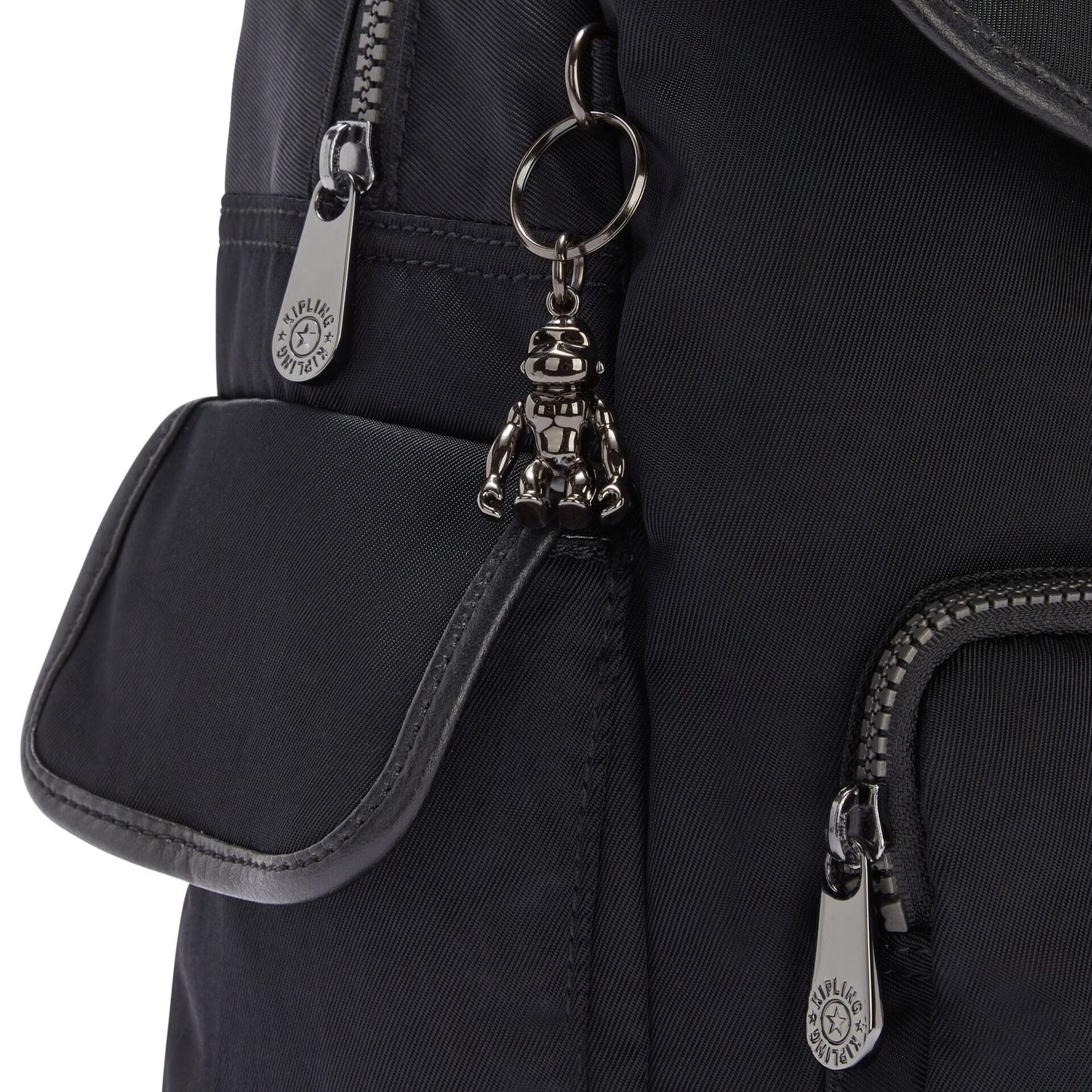 KIPLING-City Pack S-Small backpack-Rich Black-I2525-53F