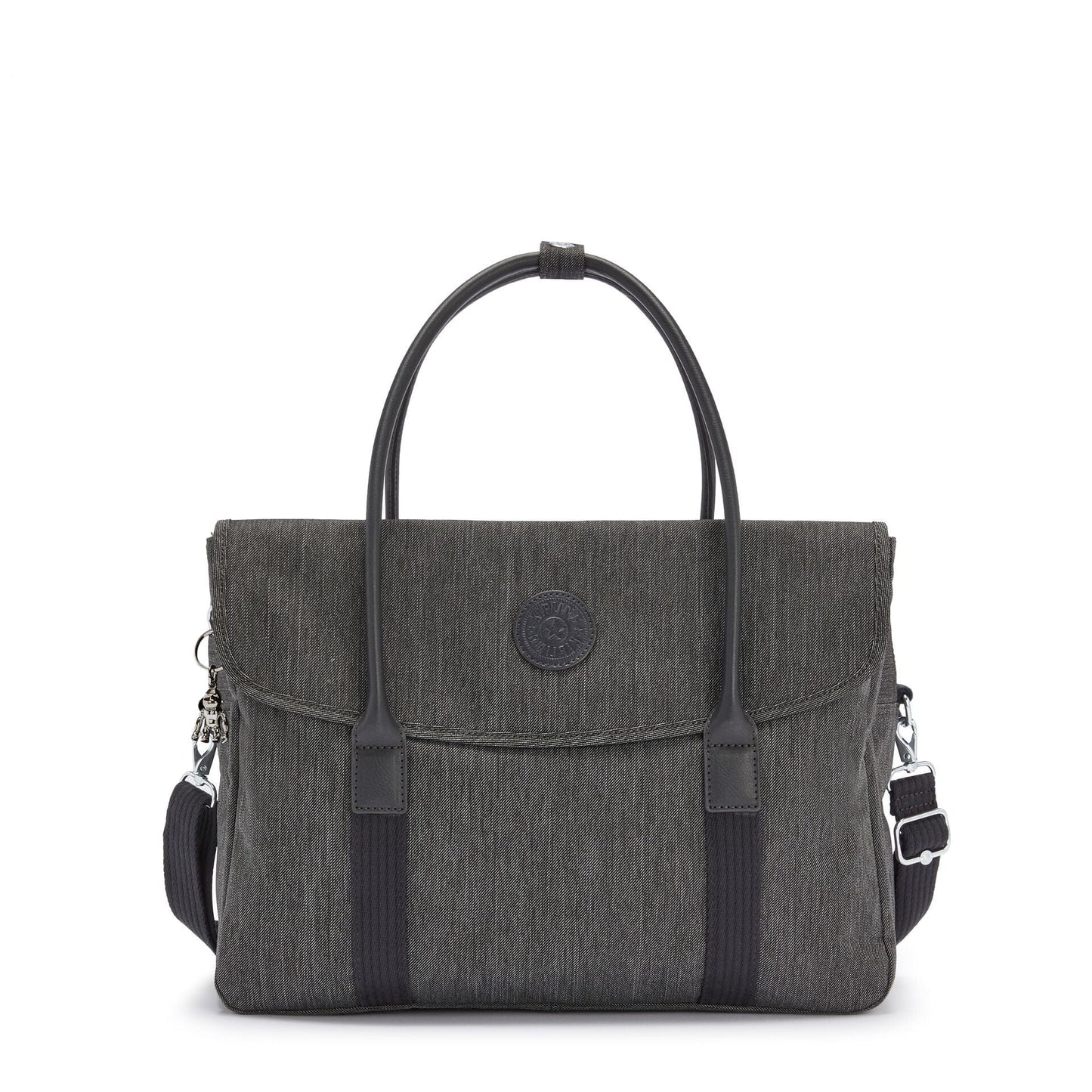 KIPLING-SUPERWORKER-Working Bag (With Removable Shoulderstrap)-Black Peppery-I5190-78S