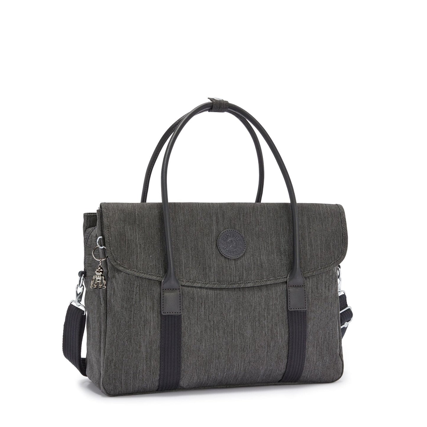 KIPLING-SUPERWORKER-Working Bag (With Removable Shoulderstrap)-Black Peppery-I5190-78S