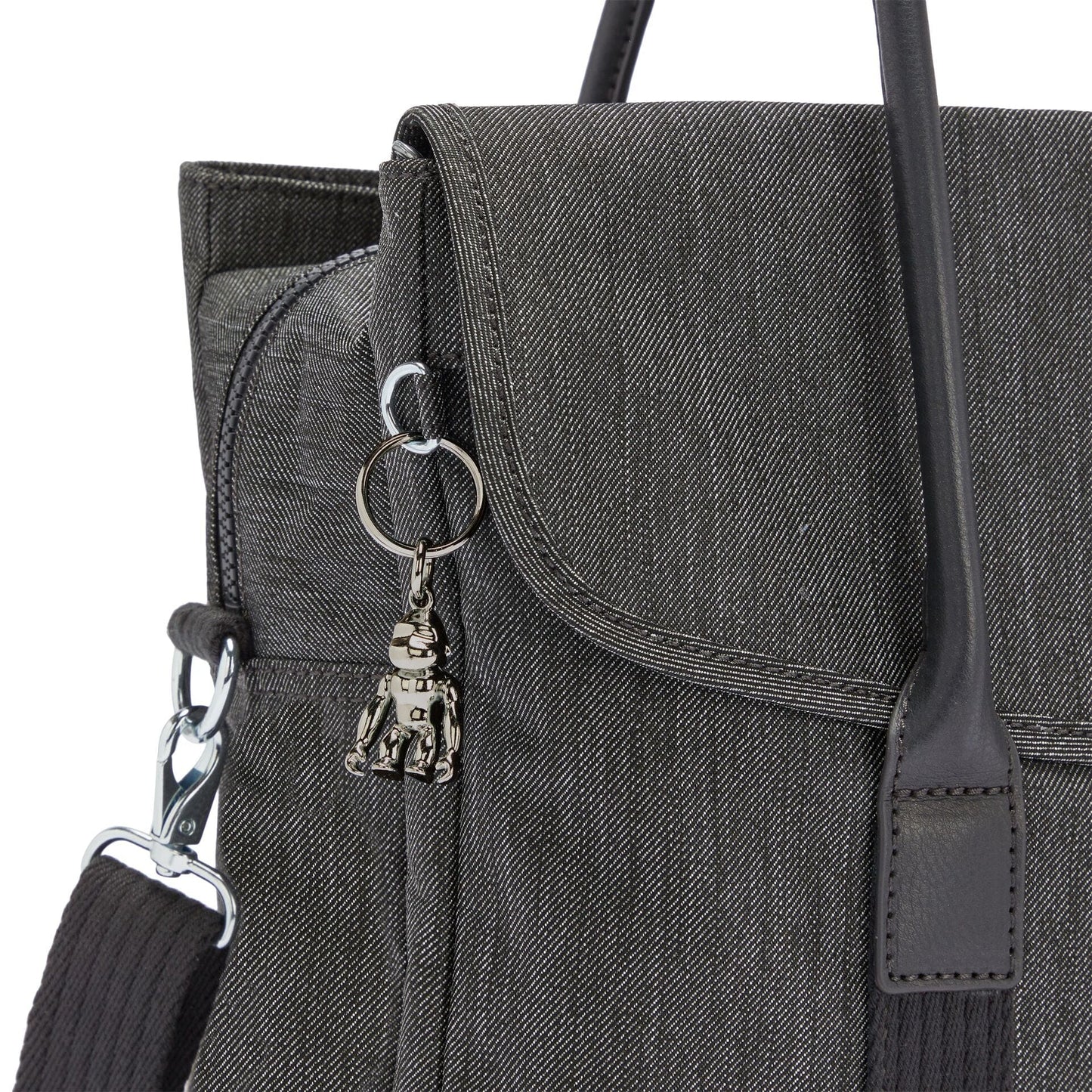 KIPLING-SUPERWORKER-Working Bag (With Removable Shoulderstrap)-Black Peppery-I5190-78S