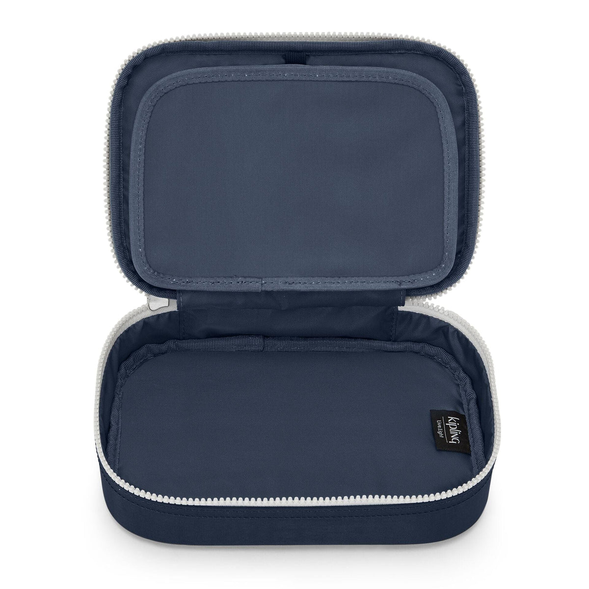 Kipling-100 Pens-Large Pencase Holds Up To 100 Pens-True Blue Grey-09405-U84