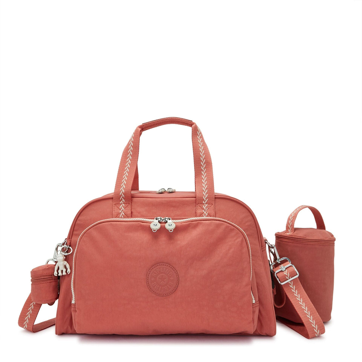 KIPLING-Camama-Large babybag (with changing mat)-Vintage Pink-10153-Y61