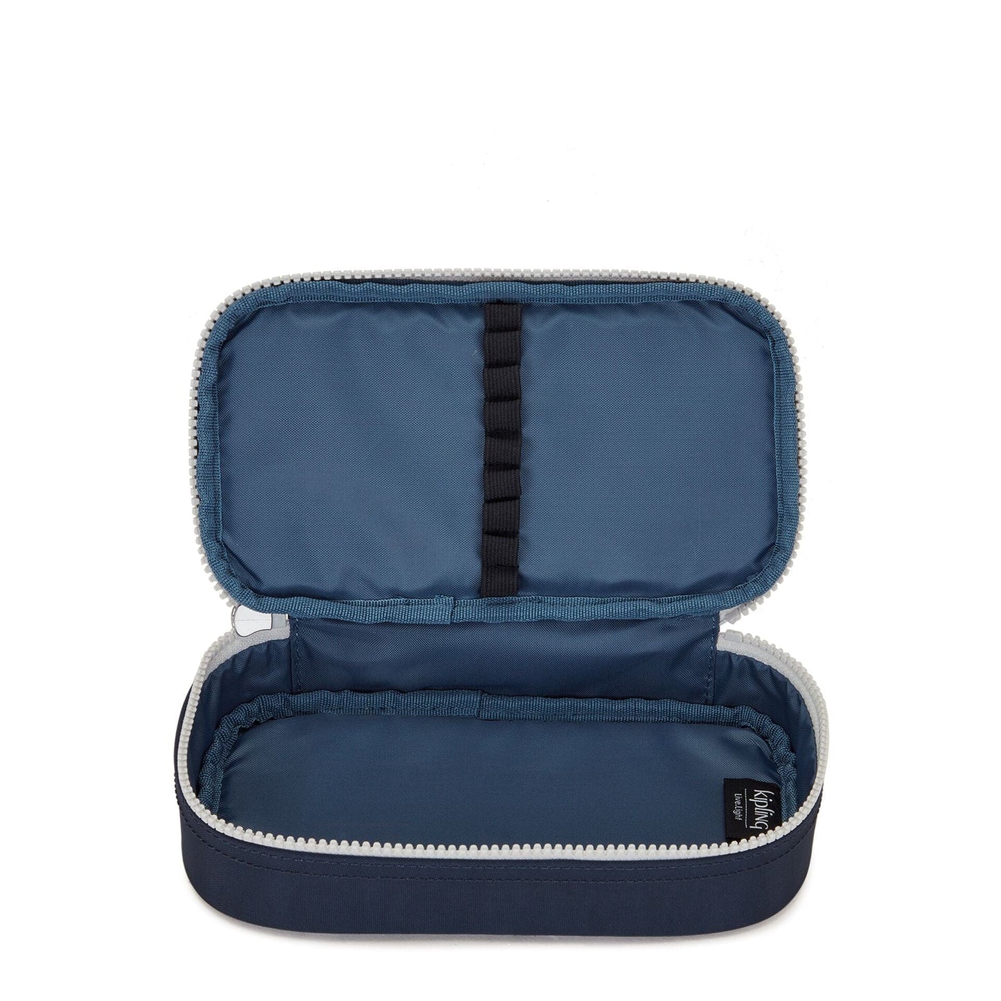 Kipling-50 Pens-Medium Pencase Holds Up To 50 Pens-True Blue Grey-10999-U84