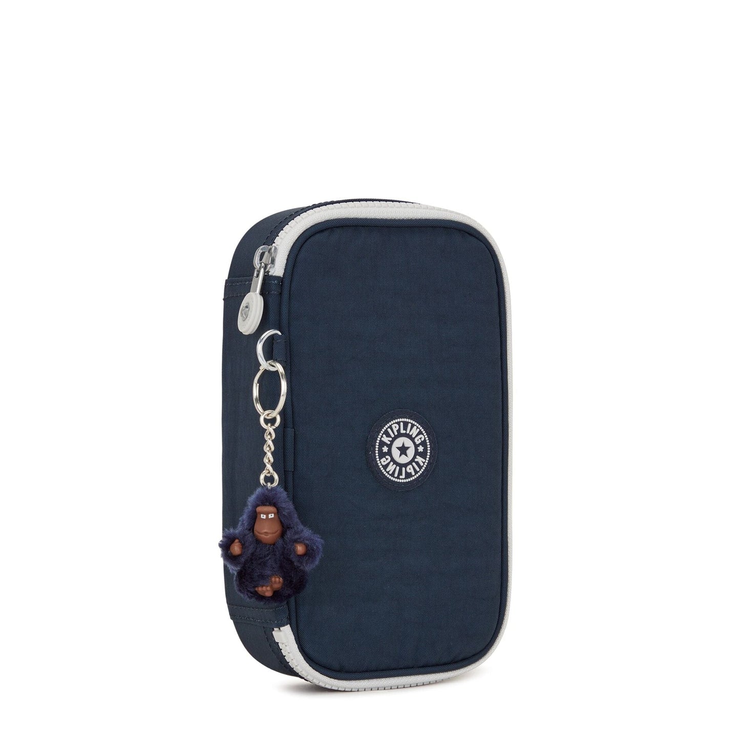 Kipling-50 Pens-Medium Pencase Holds Up To 50 Pens-True Blue Grey-10999-U84