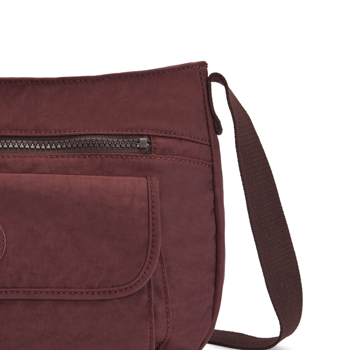 KIPLING-Syro-Medium crossbody-Mahogany-13163-V50