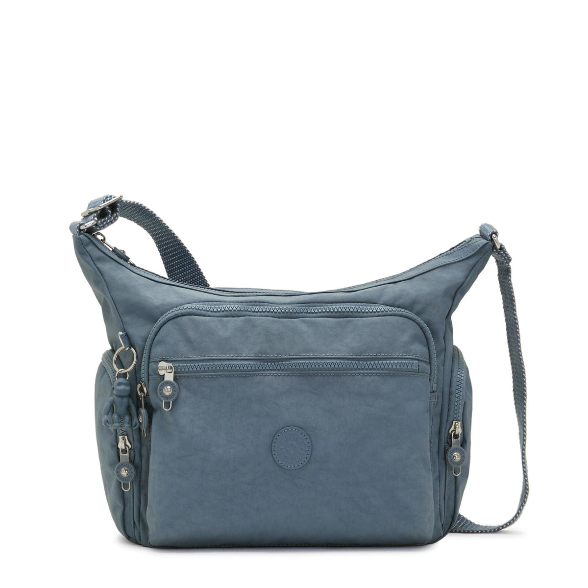 KIPLING-Gabbie-Medium crossbody-Brush Blue-15255-V35