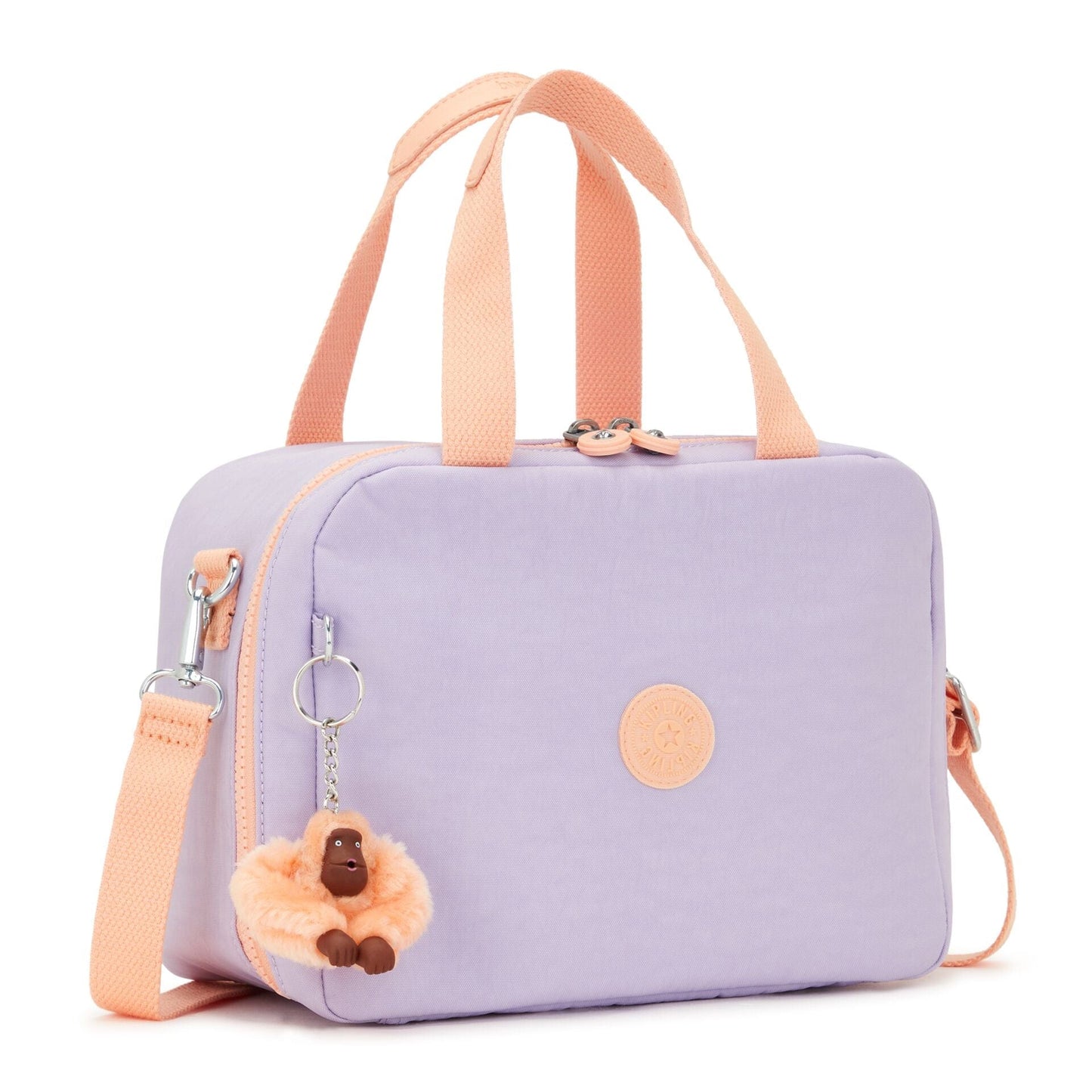 Kipling-Miyo-Insulated Medium Lunch Bag With Trolley Sleeve-Endless Lila Combo-15381-1Pu