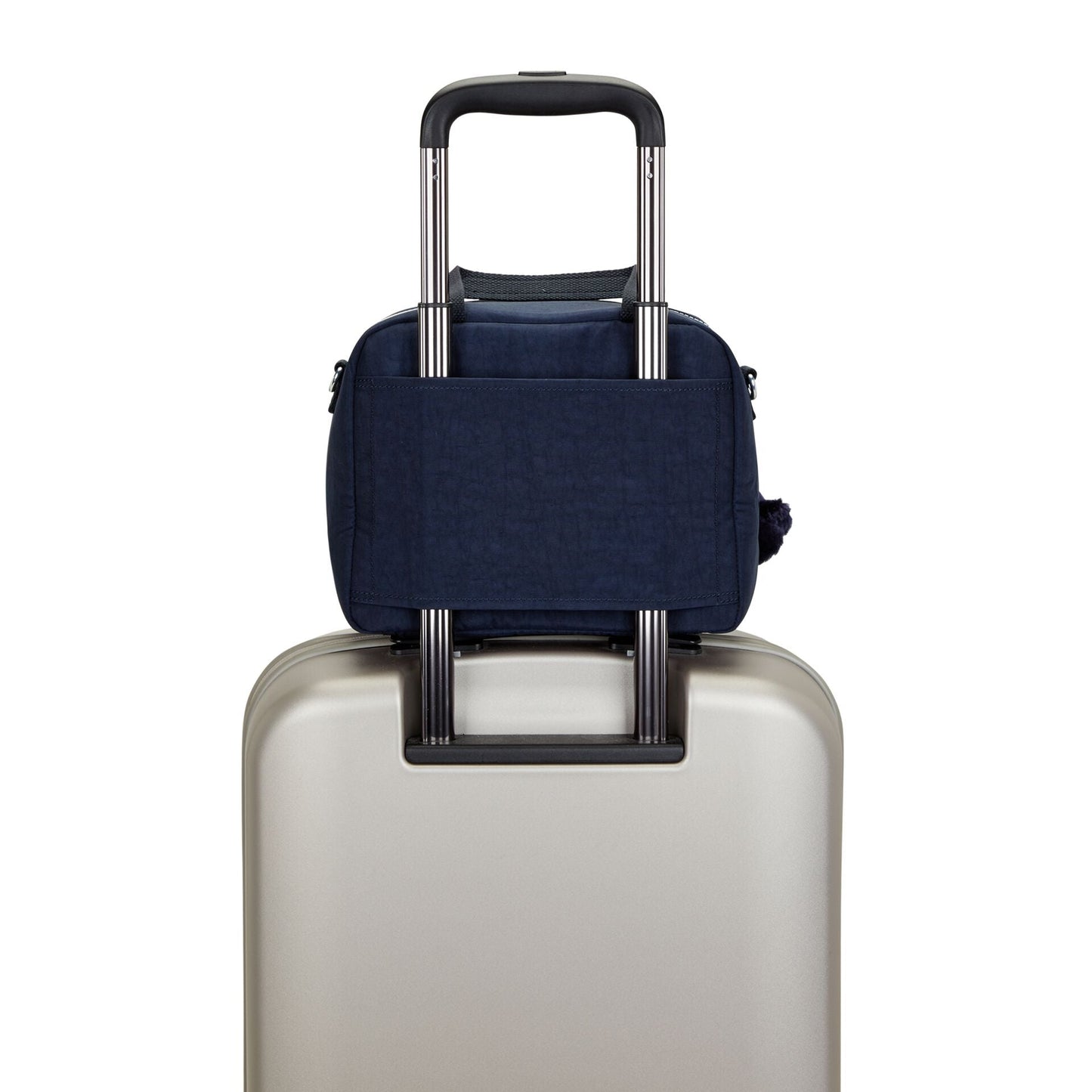 Kipling-Miyo-Insulated Medium Lunch Bag With Trolley Sleeve-True Blue Grey-15381-U84