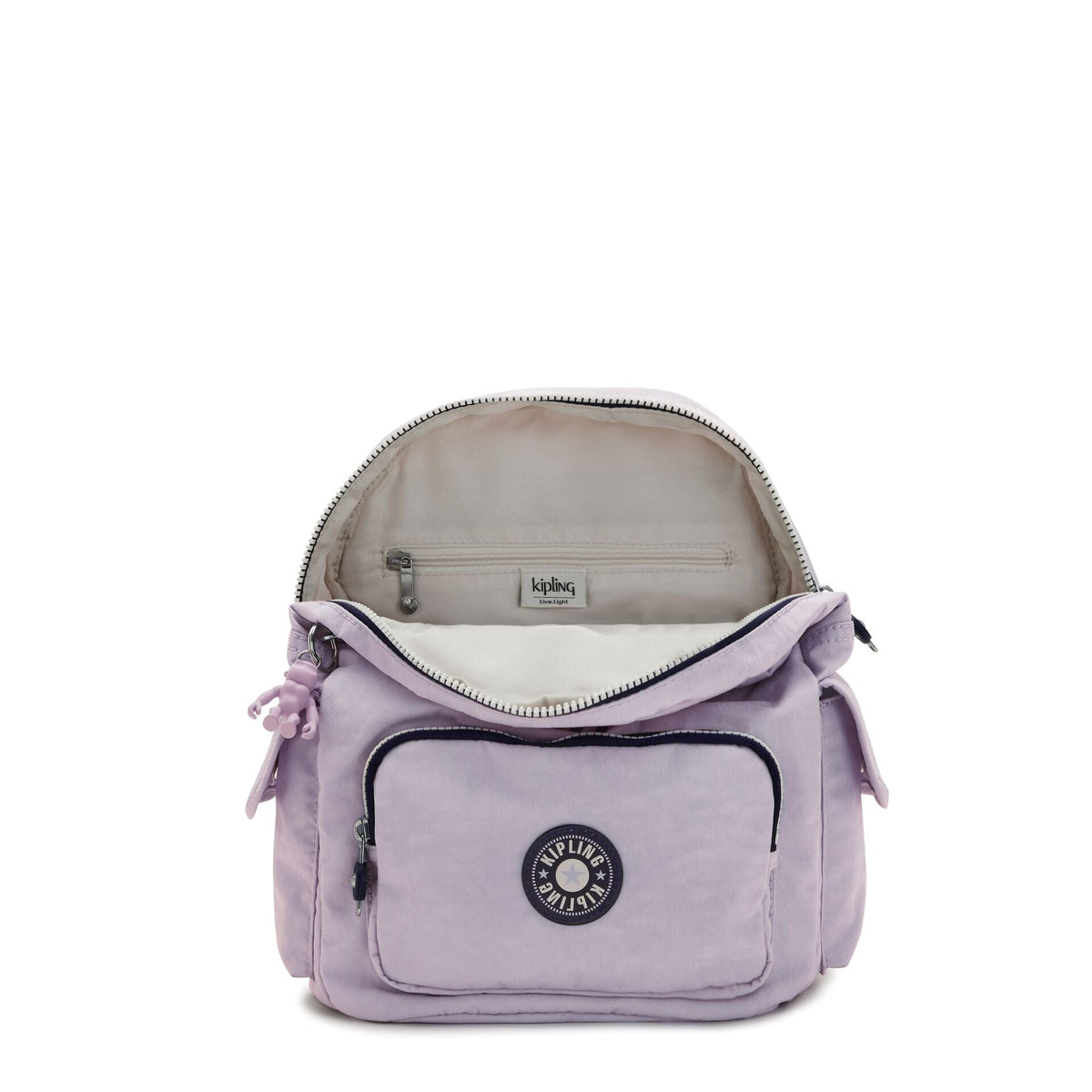 KIPLING-City Pack S-Small Backpack-Gentle Lilac Bl-15635-Z08