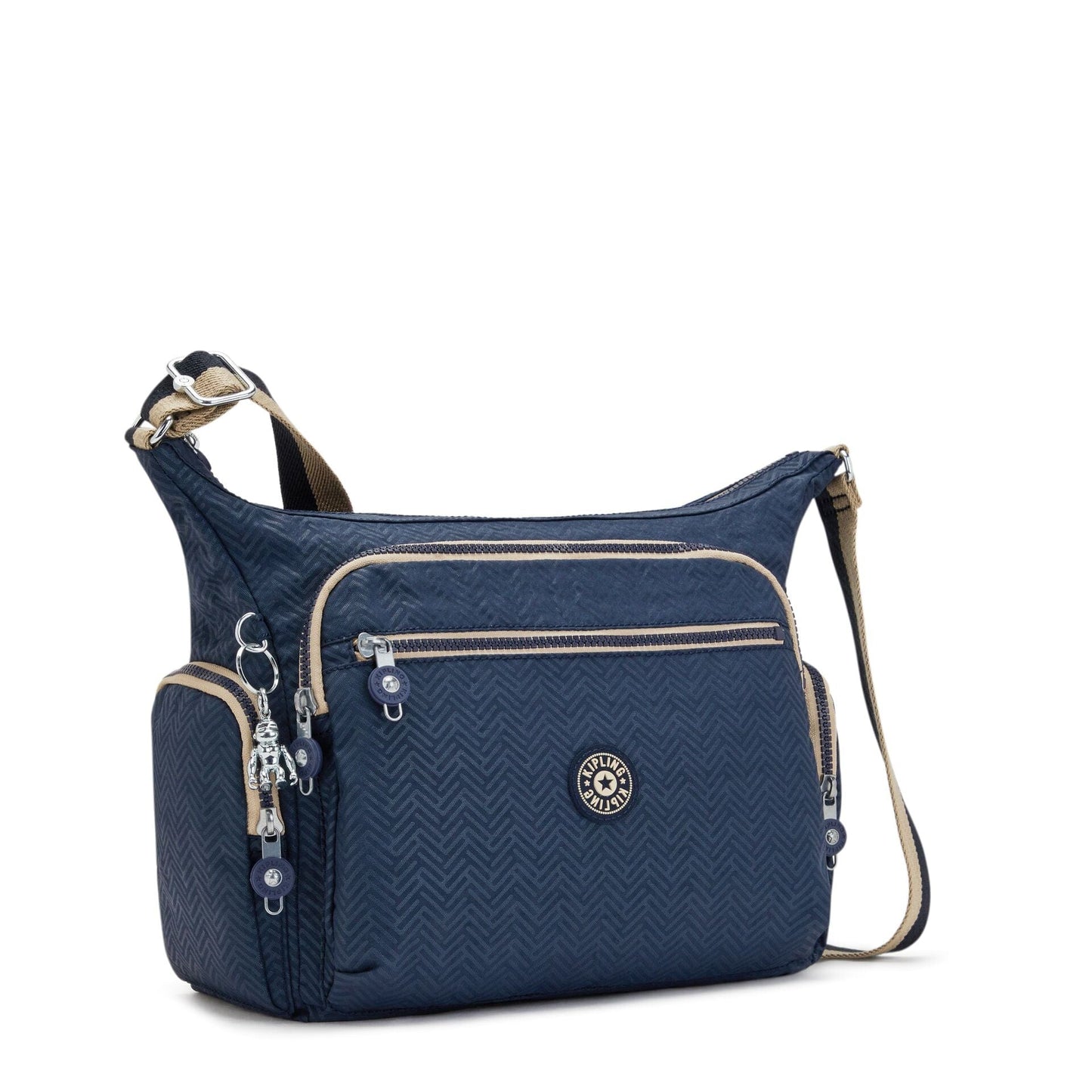 KIPLING-Gabbie-Medium crossbody-Endless Bl Emb-22621-Y36
