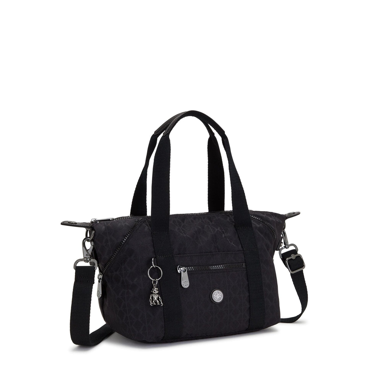 KIPLING-Art Mini-Small handbag (with removable shoulderstrap)-Signature Blk Q-I2526-M34