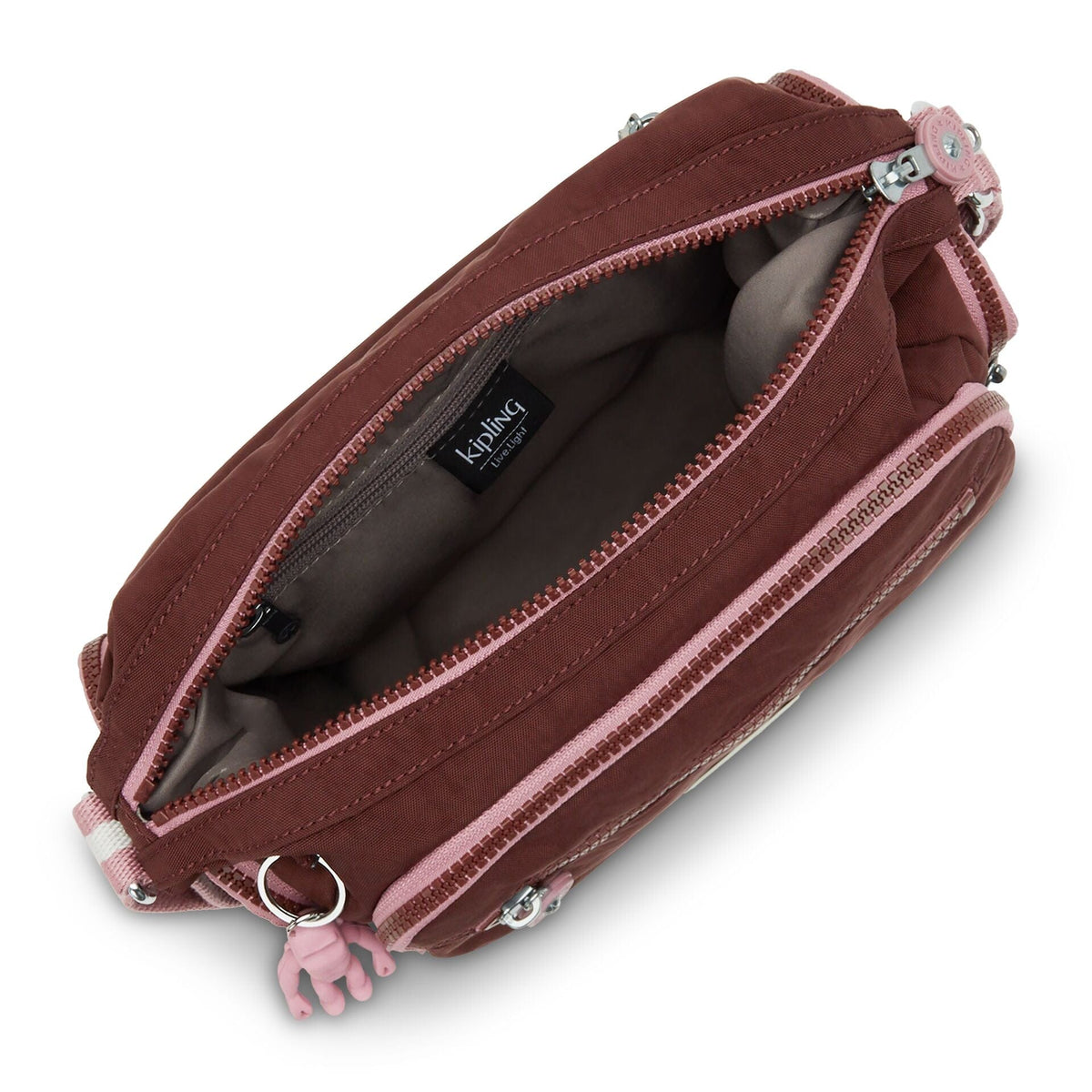 KIPLING-Gabbie S-Small crossbody-Mahogany Bl-I2531-Z00