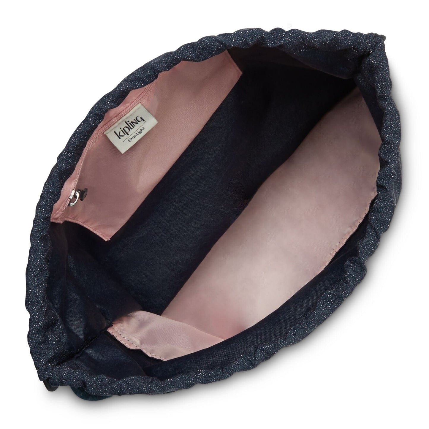 KIPLING-Supertaboo-Medium backpack (with drawstring)-True Bl Glitter-I2825-U18