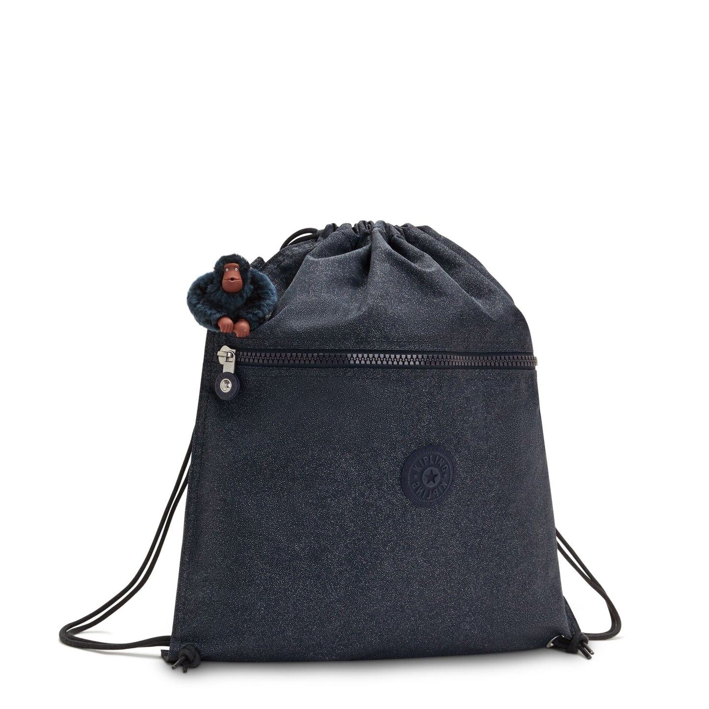 KIPLING-Supertaboo-Medium backpack (with drawstring)-True Bl Glitter-I2825-U18