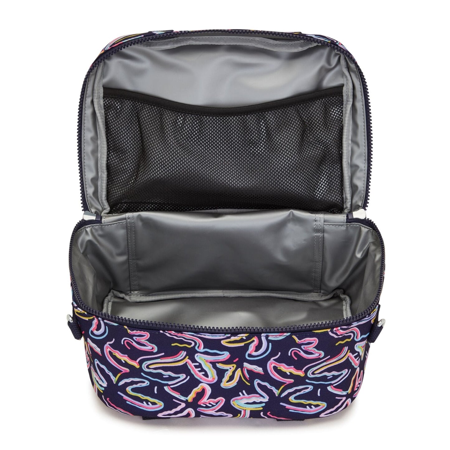 Kipling-Miyo-Insulated Medium Lunch Bag With Trolley Sleeve-Palm Fiesta Print-I2989-3Mc