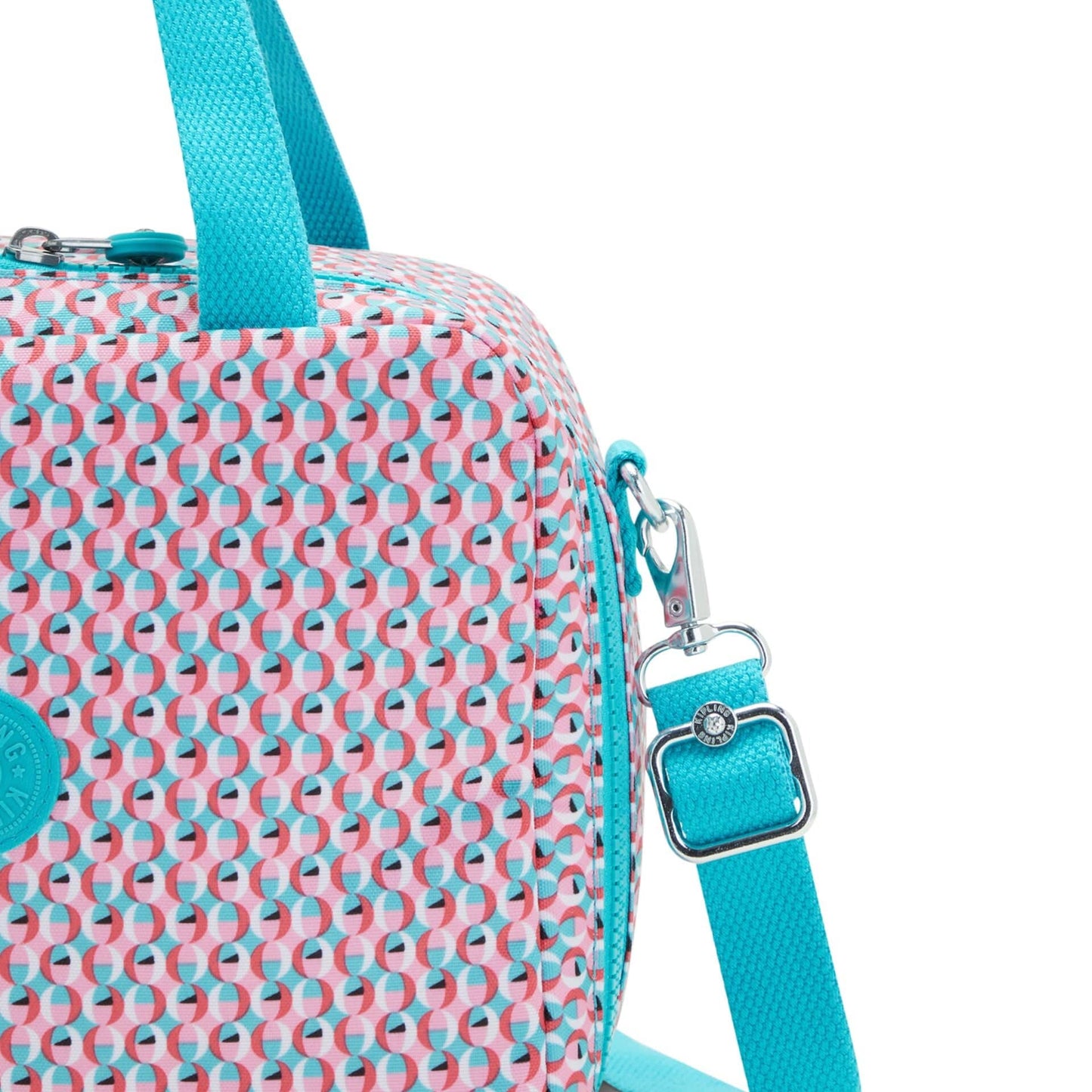 KIPLING-Miyo-Large lunchbox (with trolley sleeve)-Poppy Geo-I2989-V64