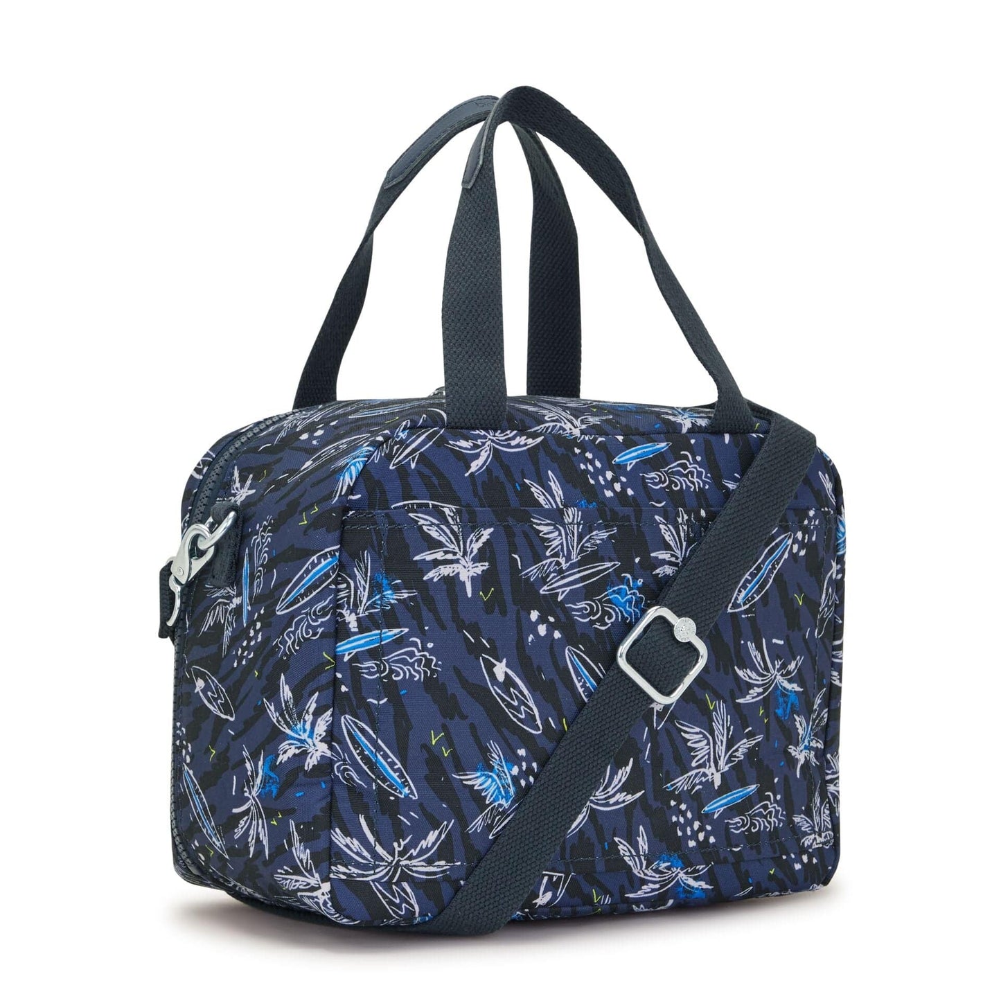 Kipling-Miyo-Insulated Medium Lunch Bag With Trolley Sleeve-Surf Sea Print-I2989-Y70