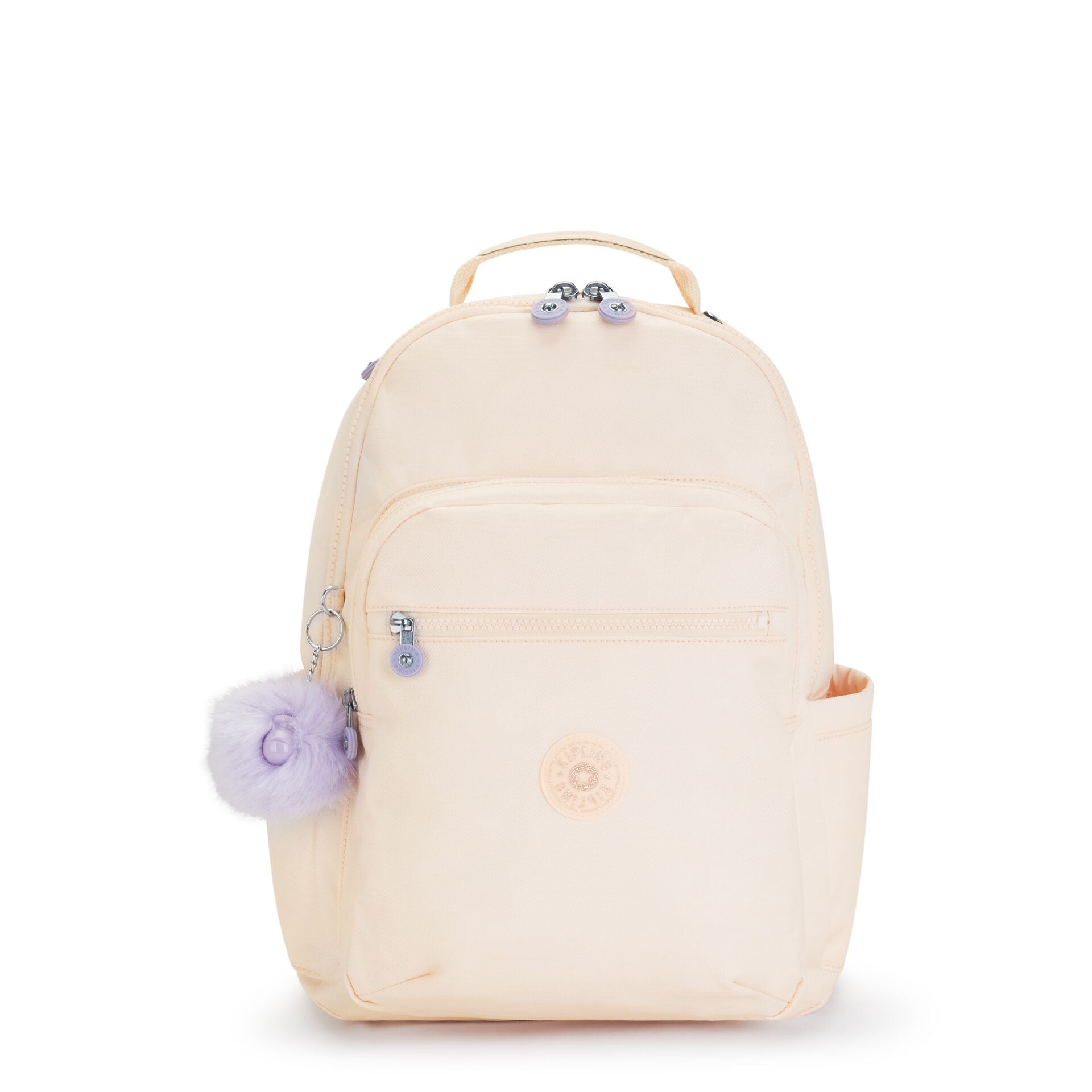 KIPLING-Seoul-Large Backpack with Padded Laptop Compartment-Tender Blossom-I3040-SG1