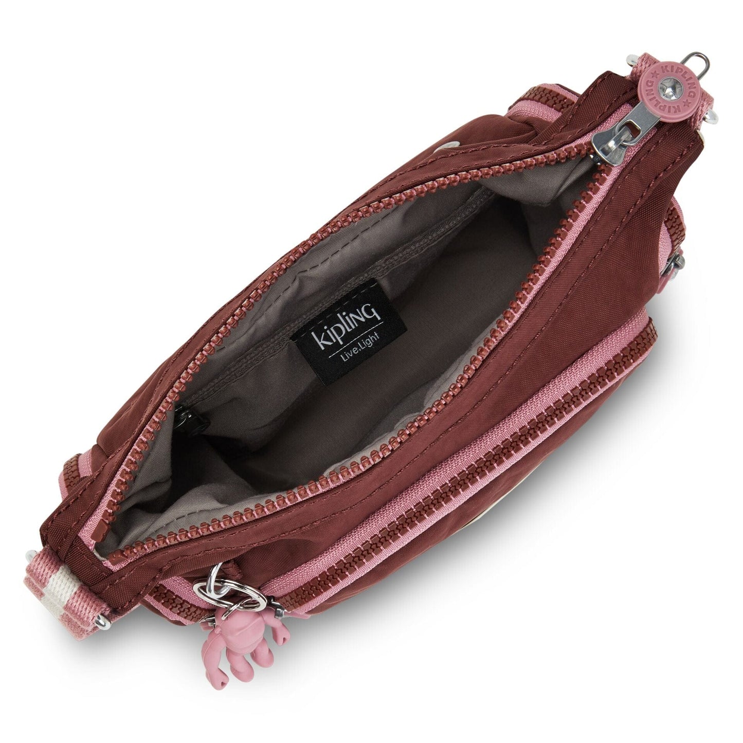 KIPLING-Gabbie Mini-Small crossbody-Mahogany Bl-I3057-Z00