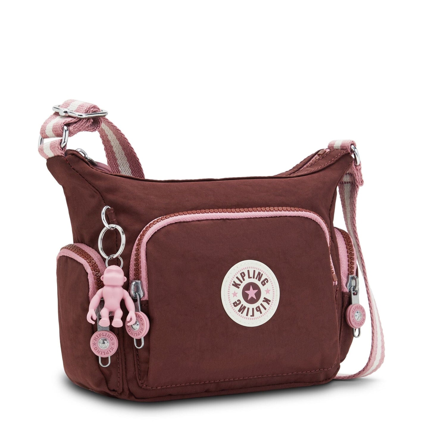 KIPLING-Gabbie Mini-Small crossbody-Mahogany Bl-I3057-Z00