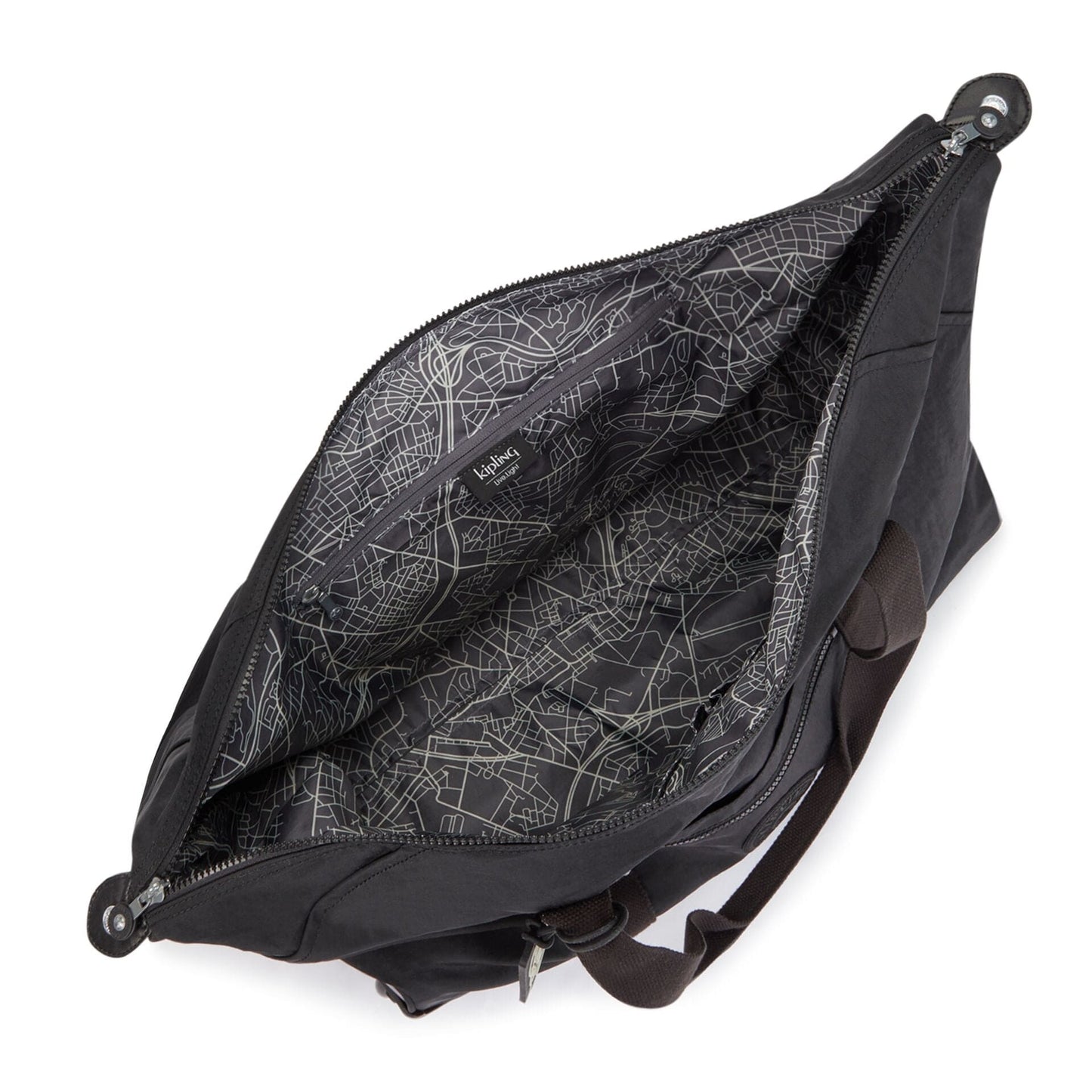 KIPLING-Art On Wheels M-Medium wheeled carry-on-Black Noir-I3131-P39
