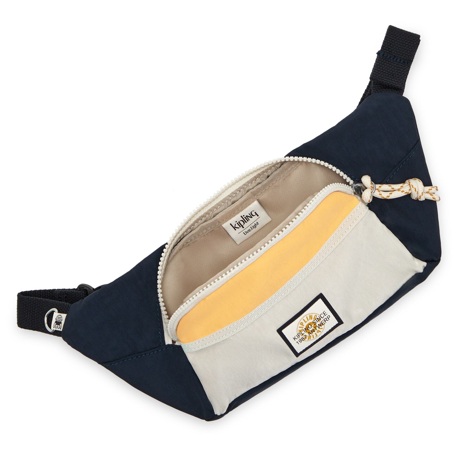 KIPLING-YURA-Medium Waistbag-Valley Yell Bl-I3182-P8P