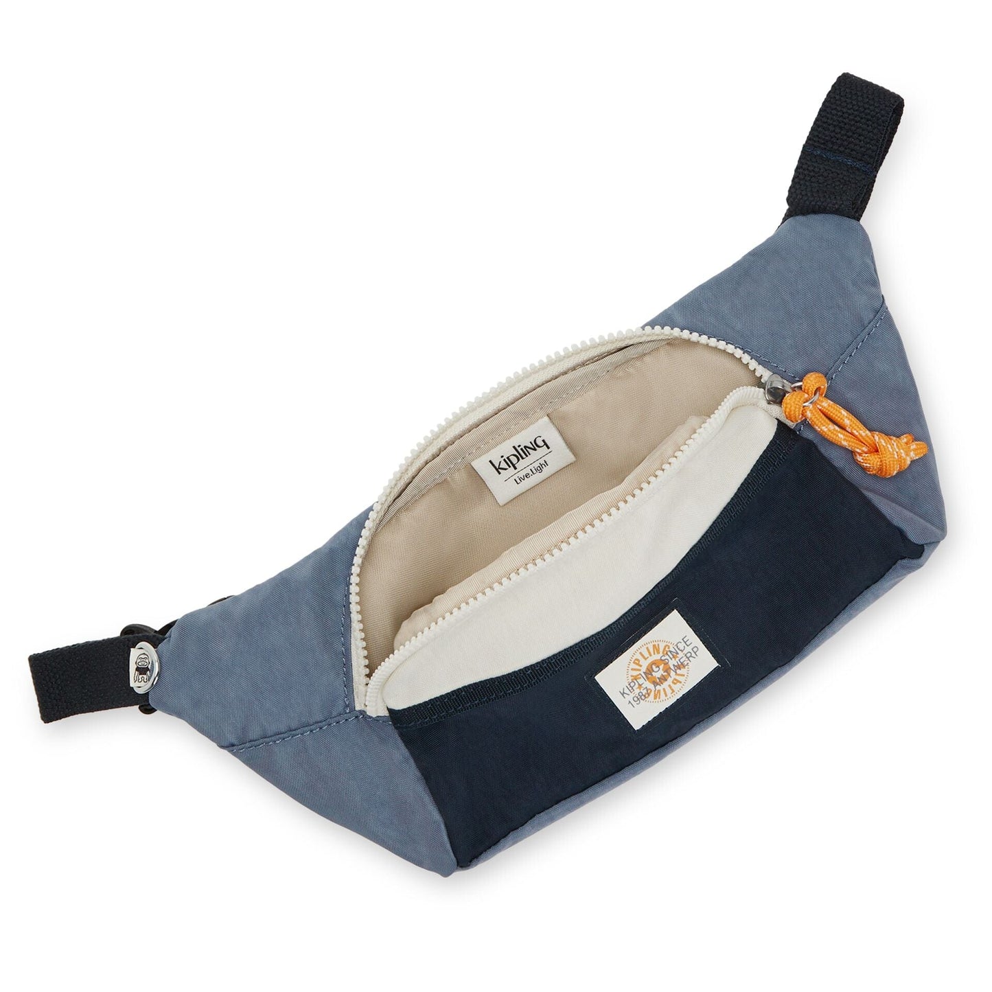 KIPLING-YURA-Medium Waistbag-Valley Grey Bl-I3182-Q98