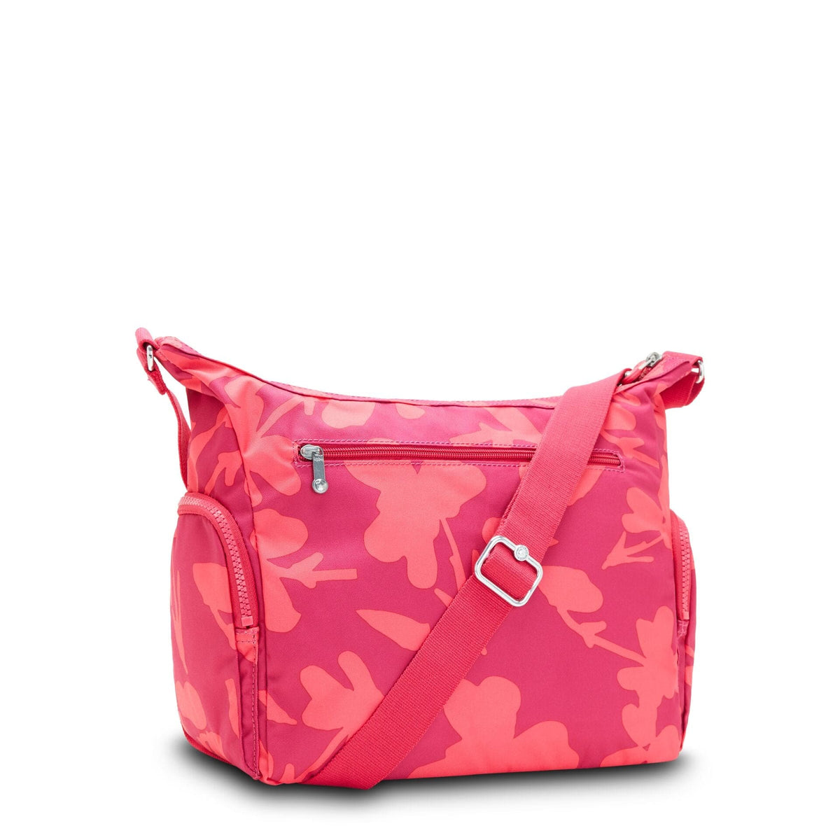 KIPLING-Gabbie-Medium crossbody-Coral Print-I3186-T44