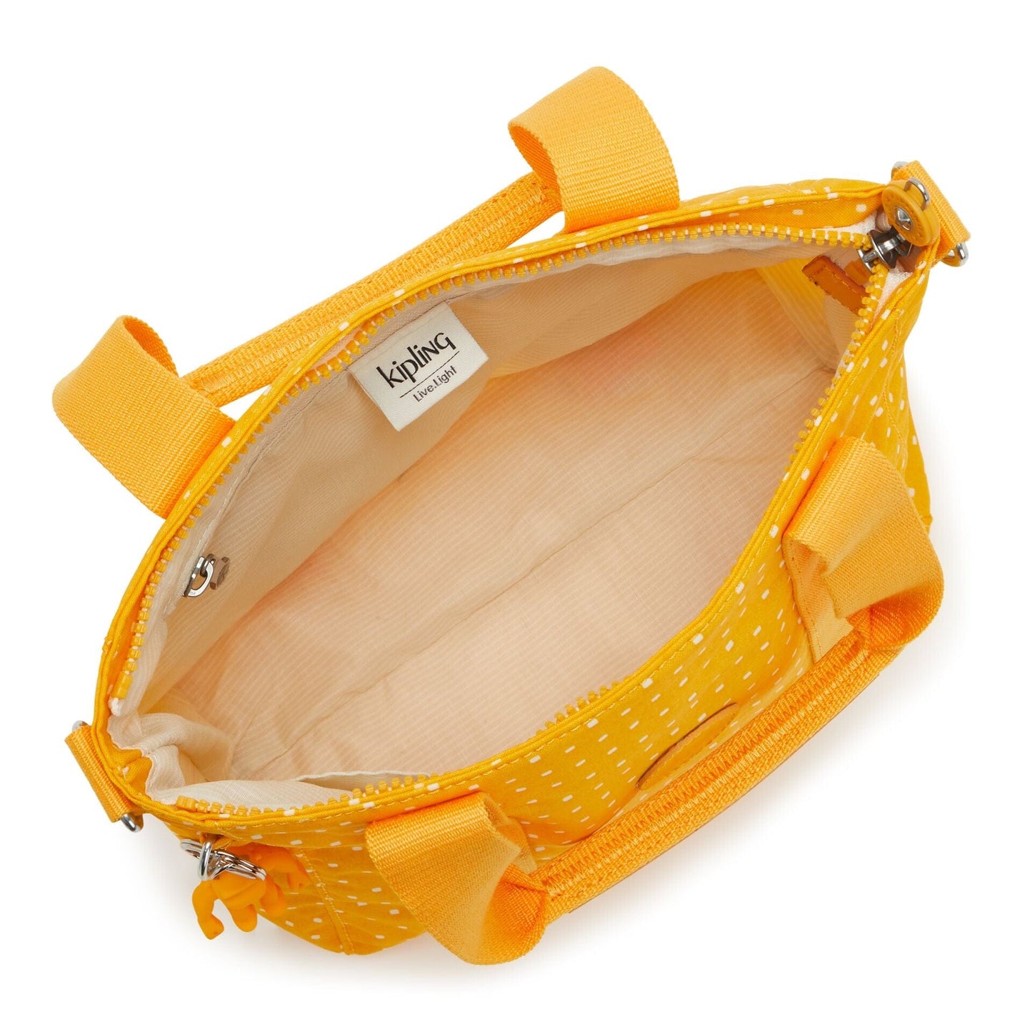 KIPLING-ASSENI MINI-Small tote (with removable shoulderstrap)-Soft Dot Yellow-I3420-M67