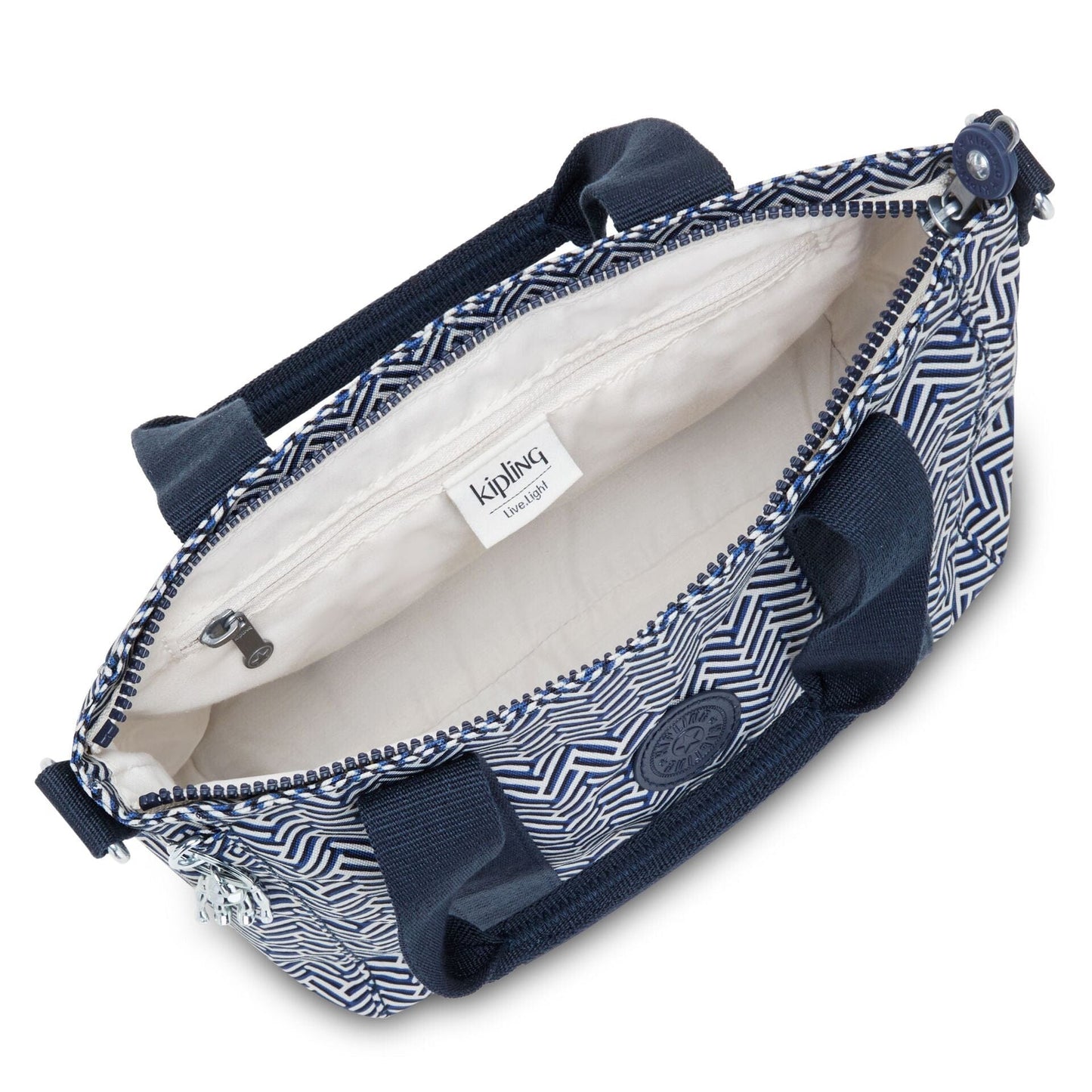 KIPLING-Asseni Mini-Small tote (with removable shoulderstrap)-Urban Chevron-I3420-V44
