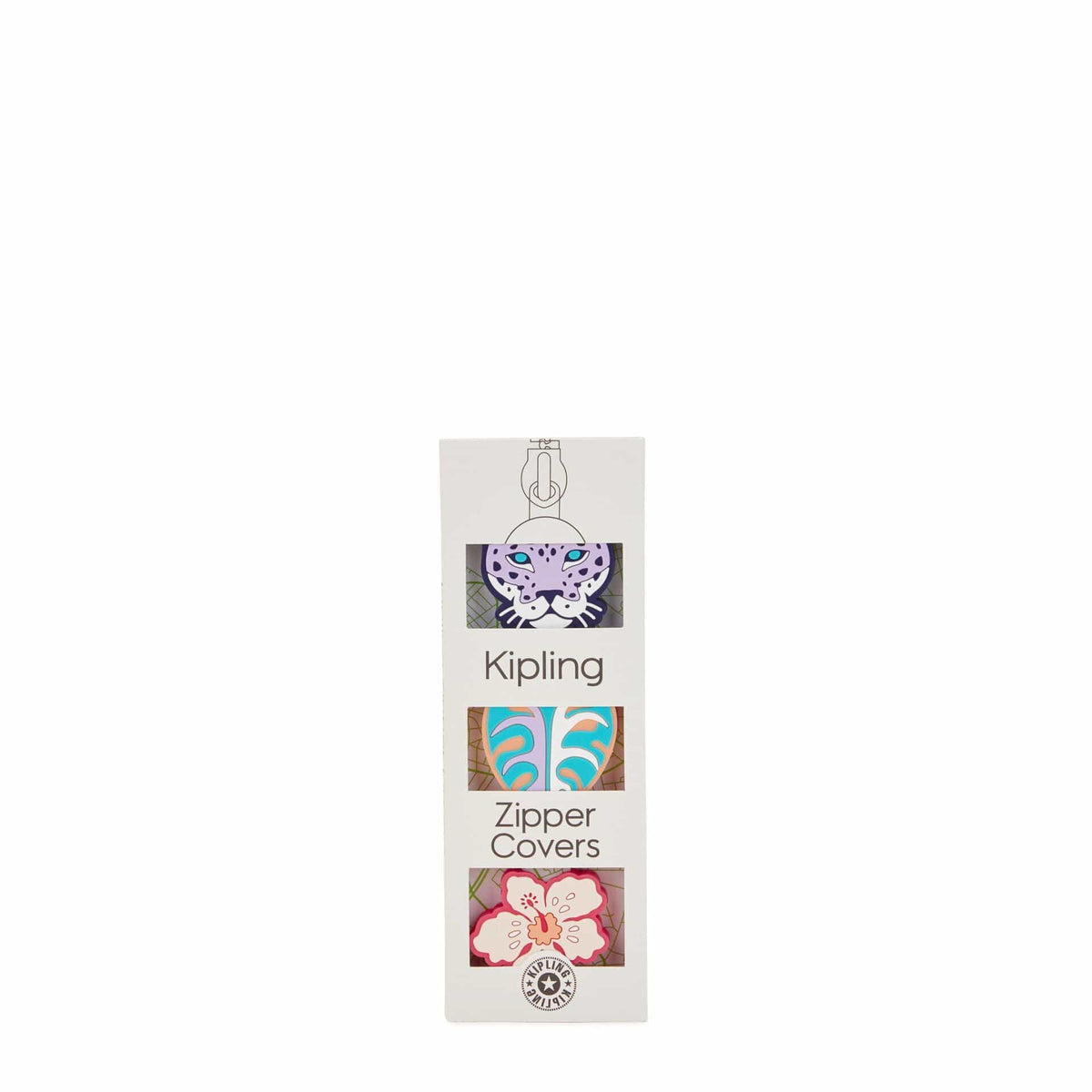 KIPLING-Bts Pullers Mix-3 zipper pullers-Tiger Flower-I3479-Y65