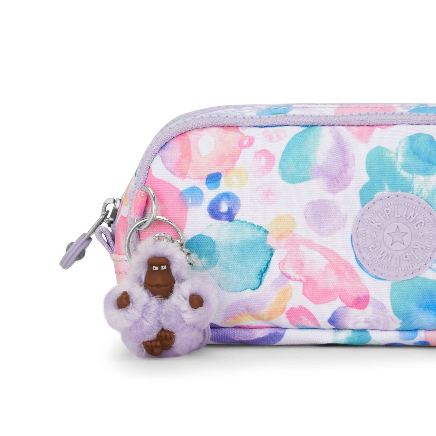 Kipling-Gitroy-Pen Case-Aqua Flowers-I3560-2Fw