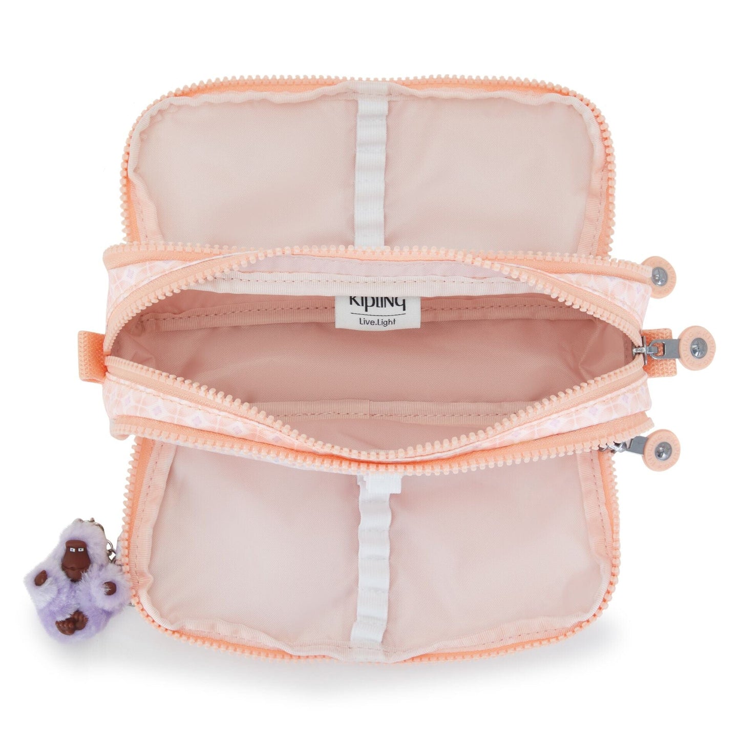 Kipling-Gitroy-Pen Case-Girly Tile Prt-I3560-5Eh