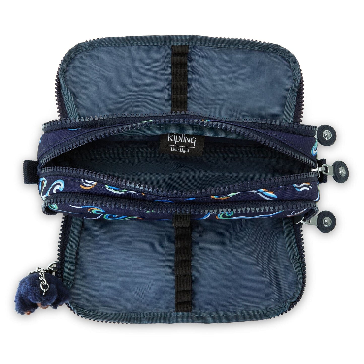 Kipling Gitroy Fun Ocean Print Large Pencase C2I3560-W92