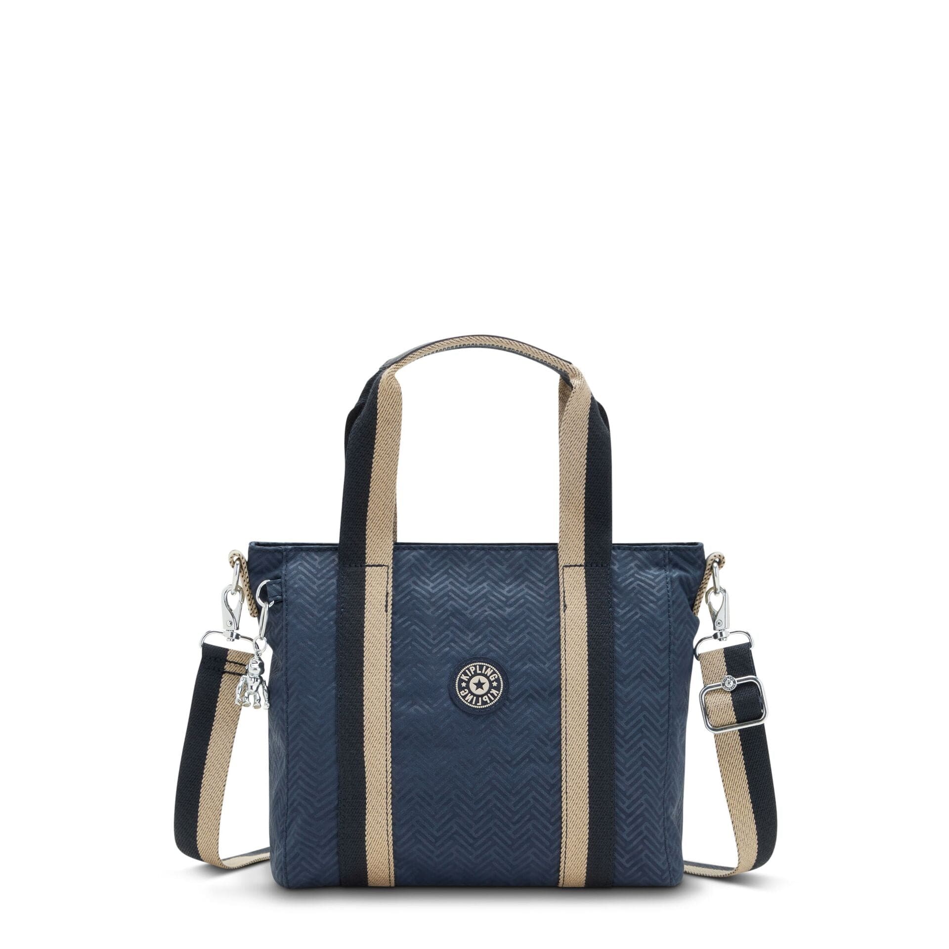KIPLING-Asseni Mini-Small tote (with removable shoulderstrap)-Endless Bl Emb-I3572-Y36