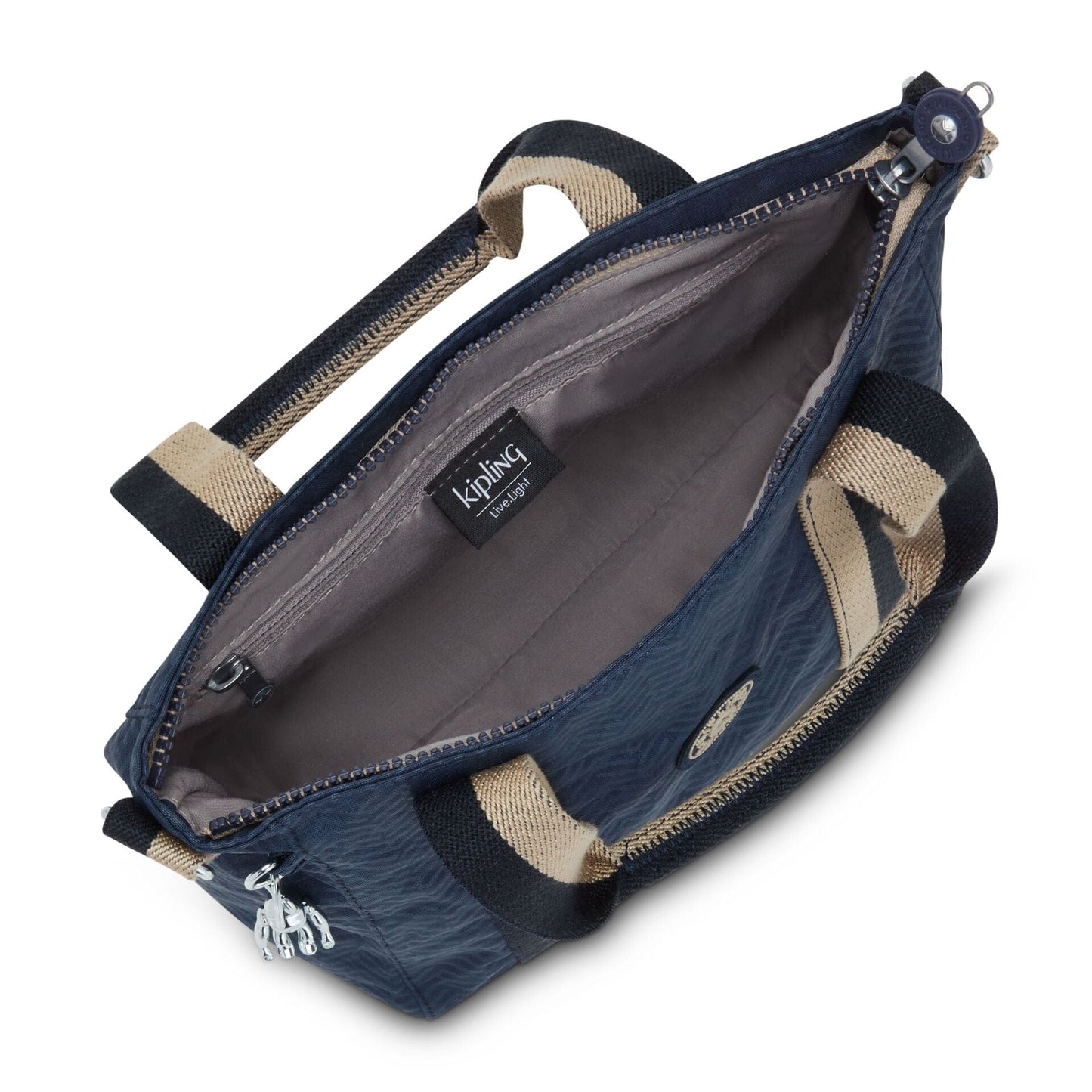 KIPLING-Asseni Mini-Small tote (with removable shoulderstrap)-Endless Bl Emb-I3572-Y36