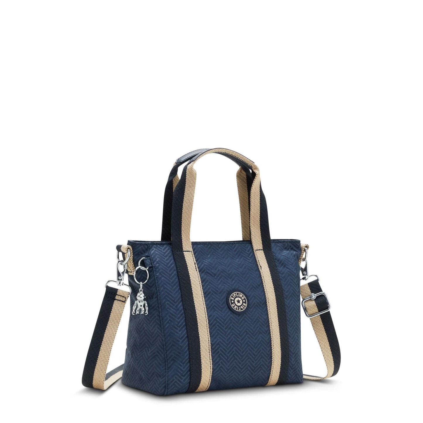 KIPLING-Asseni Mini-Small tote (with removable shoulderstrap)-Endless Bl Emb-I3572-Y36