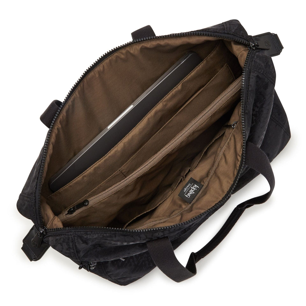 KIPLING-ILIA-Large computerbag-Urban Black Jq-I3654-X23