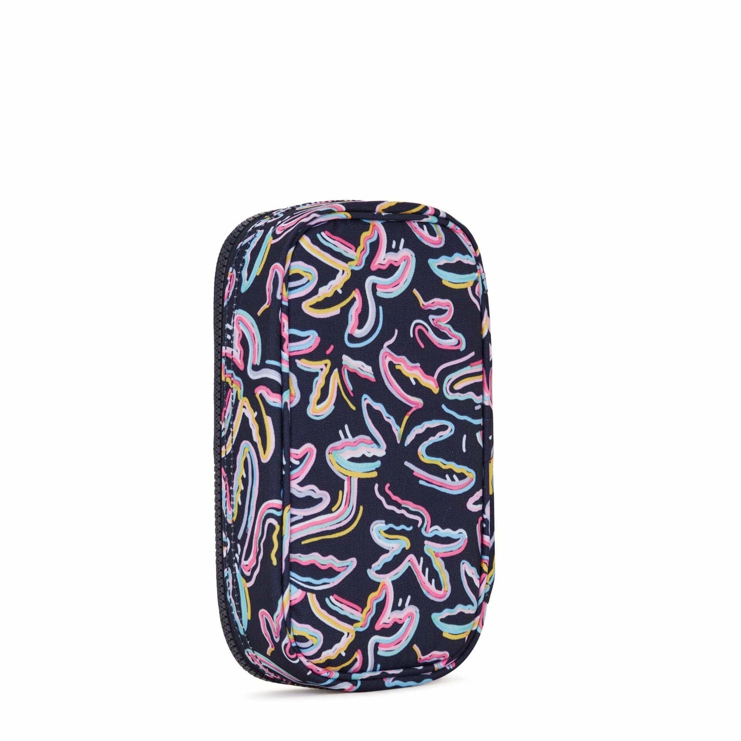 Kipling-50 Pens-Medium Pencase Holds Up To 50 Pens-Palm Fiesta Print-I3707-3Mc