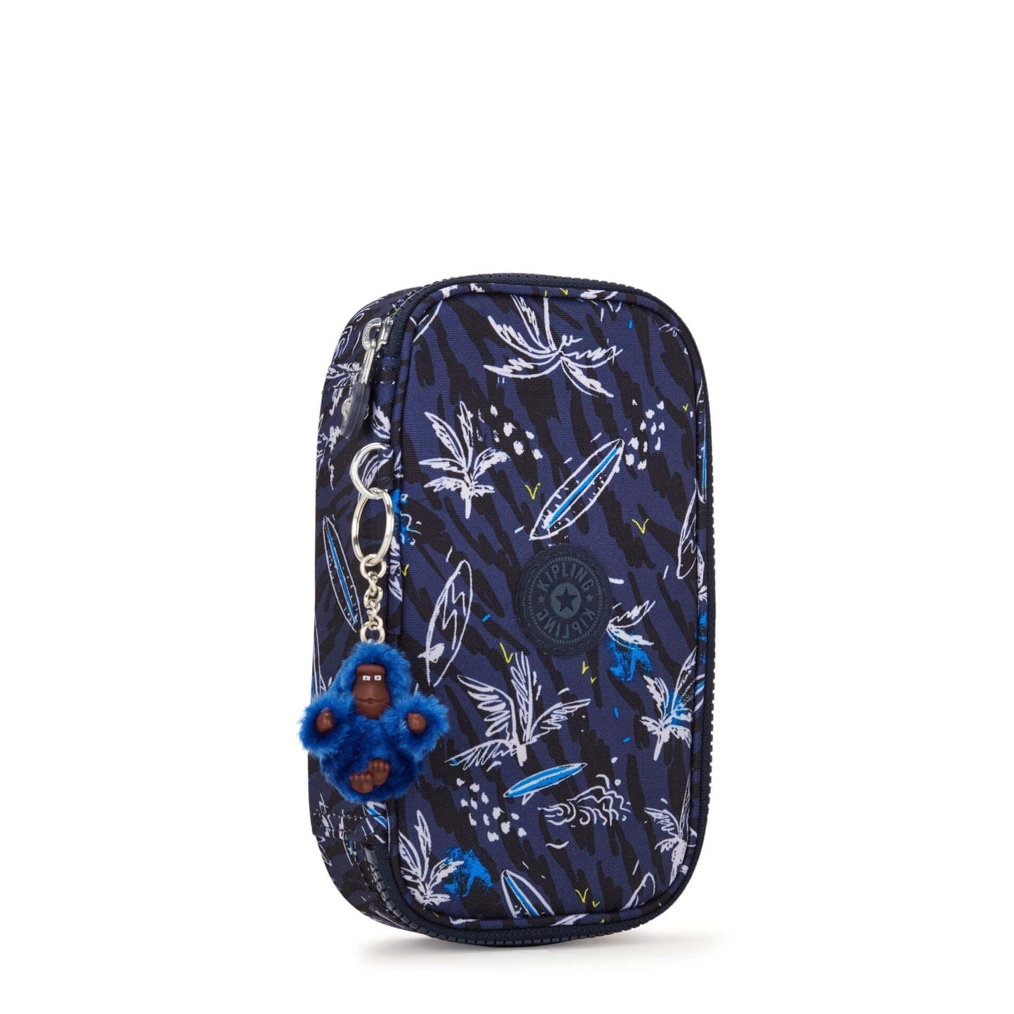 Kipling-50 Pens-Medium Pencase Holds Up To 50 Pens-Surf Sea Print-I3707-Y70