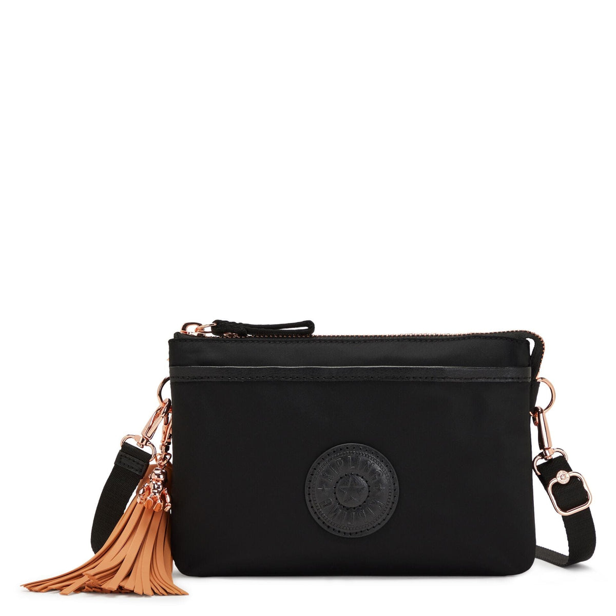 KIPLING-Riri-Small crossbody (with removable strap)-Rose Black-I3726-53H