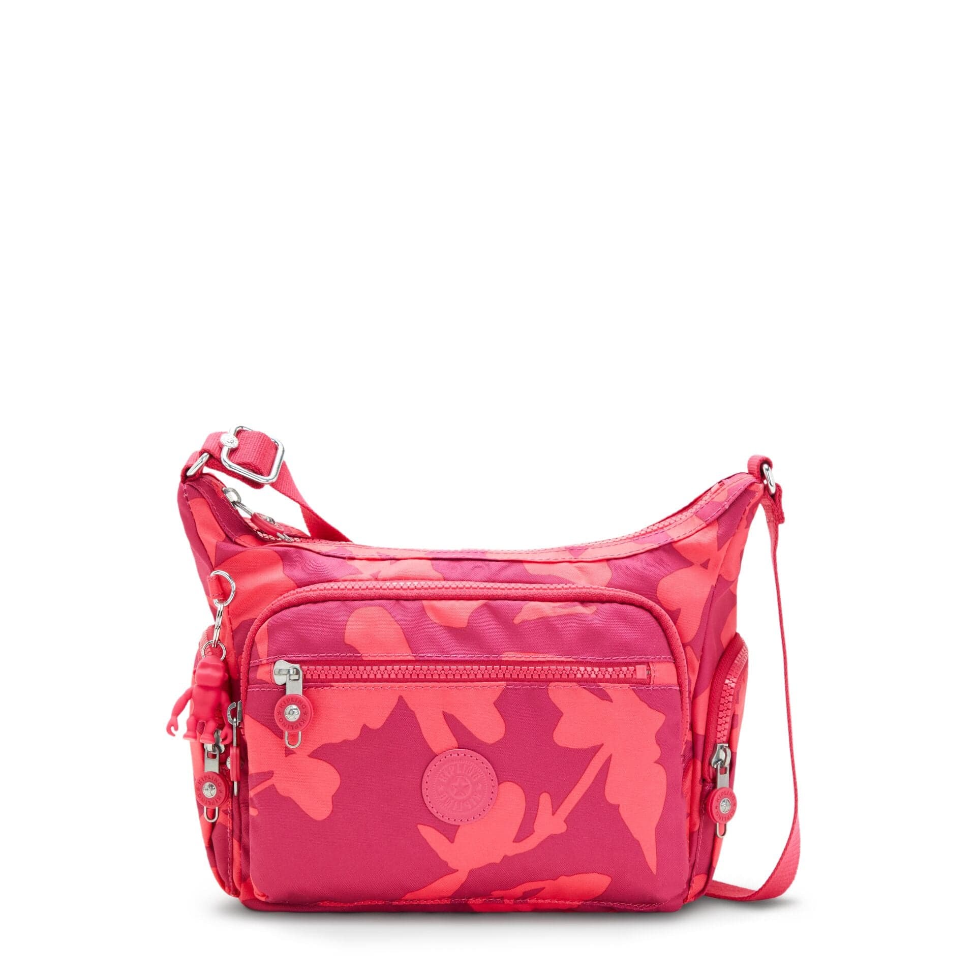 KIPLING-Gabbie S-Small crossbody-Coral Print-I3759-T44