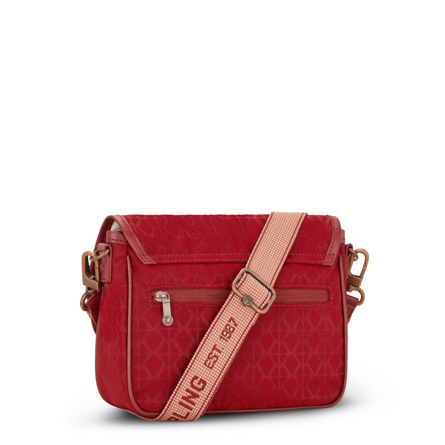 KIPLING-Inaki-Medium crossbody (with removable shoulderstrap)-Sign Red MU-I3782-V92