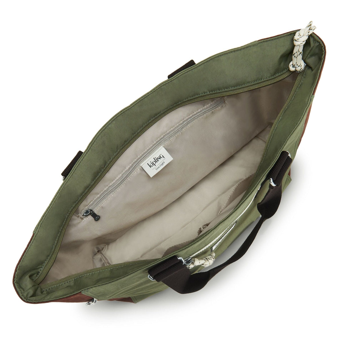 KIPLING-Jodi M-Medium Tote-Valley Moss Bl-I3923-75O