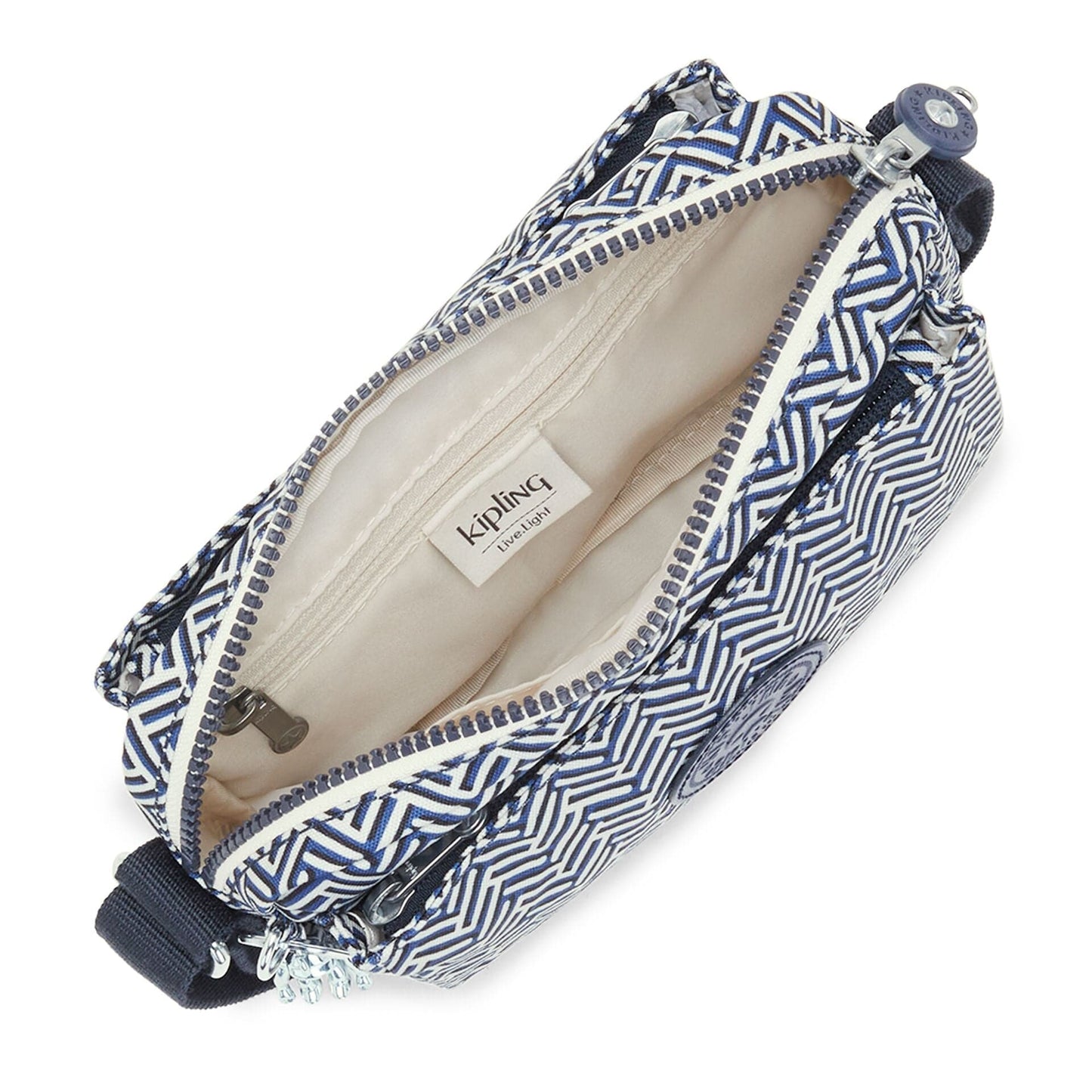 KIPLING-Abanu-Small crossbody-Urban Chevron-I3942-V44