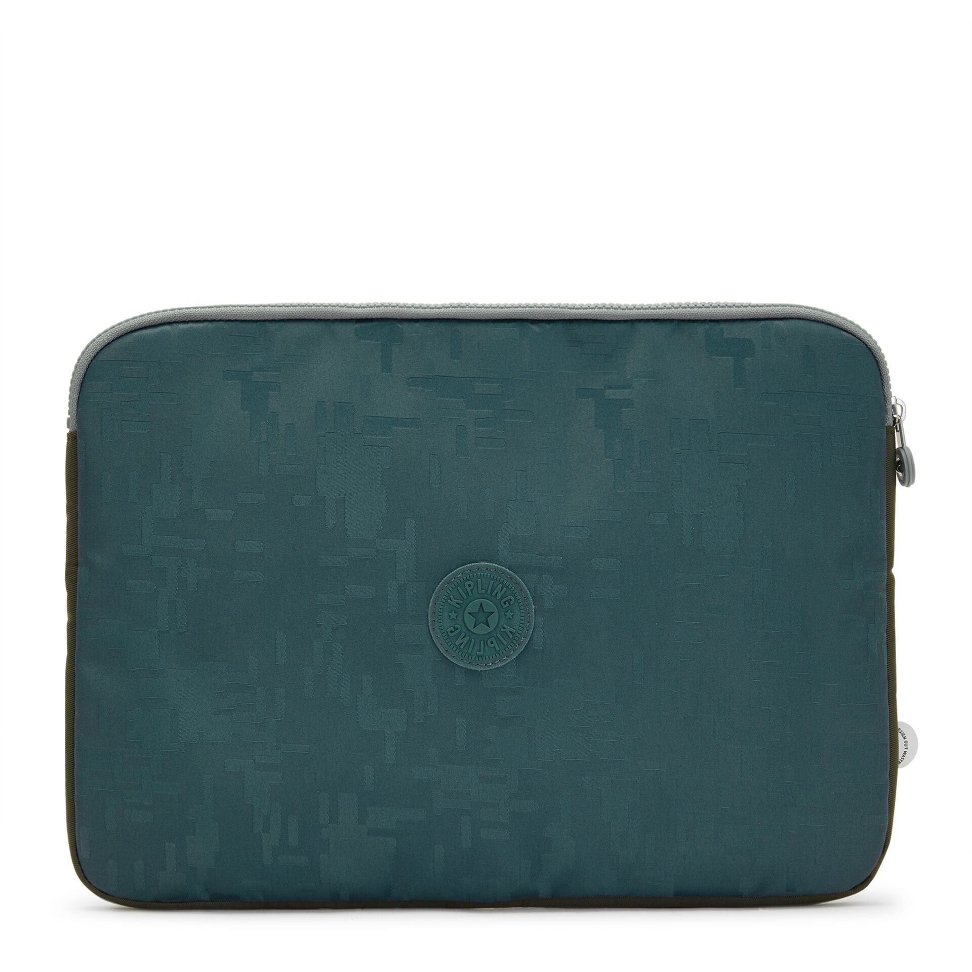 KIPLING-Laptop Sleeve 15-Laptop Sleeve (fits up to 15")-Grey Green Bl-I4049-U82