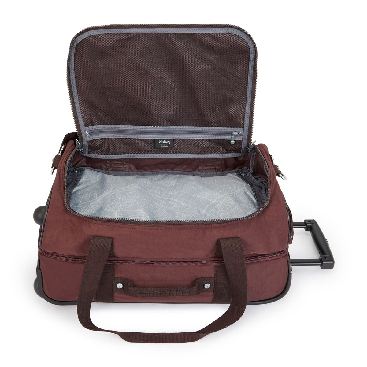 KIPLING-Teagan Us-Small wheeled luggage-Mahogany-I4051-V50