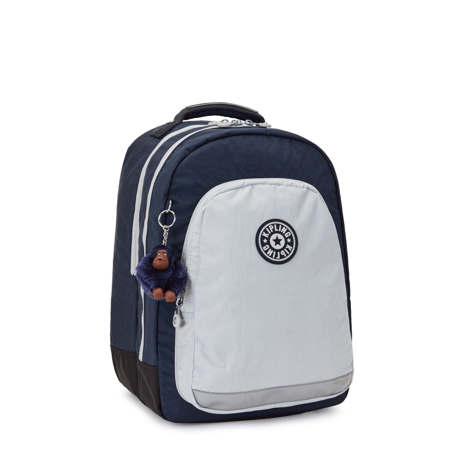 Kipling Class Room True Blue Grey Large Backpack C2I4053-U84